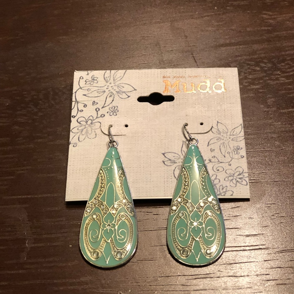 Silver dangle earrings